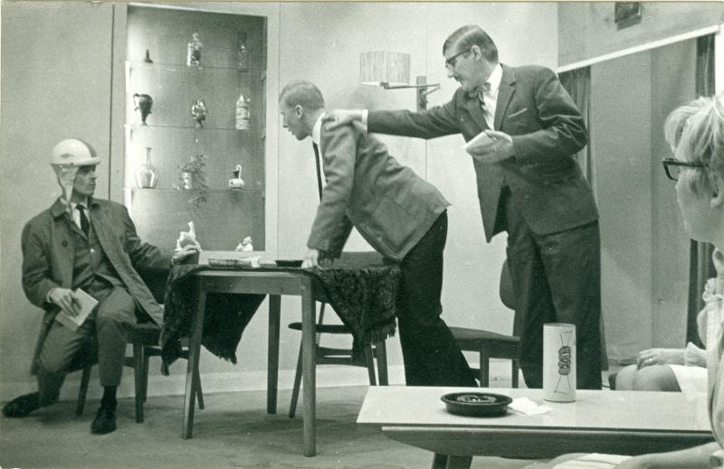 5 met v.l.n.r. Nico Luttik, Mart van t Veer, Joop Dirksen, Guus Reyne